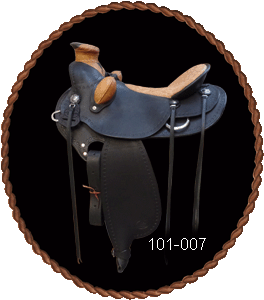 schwarzer buckaroo mit hornwrap