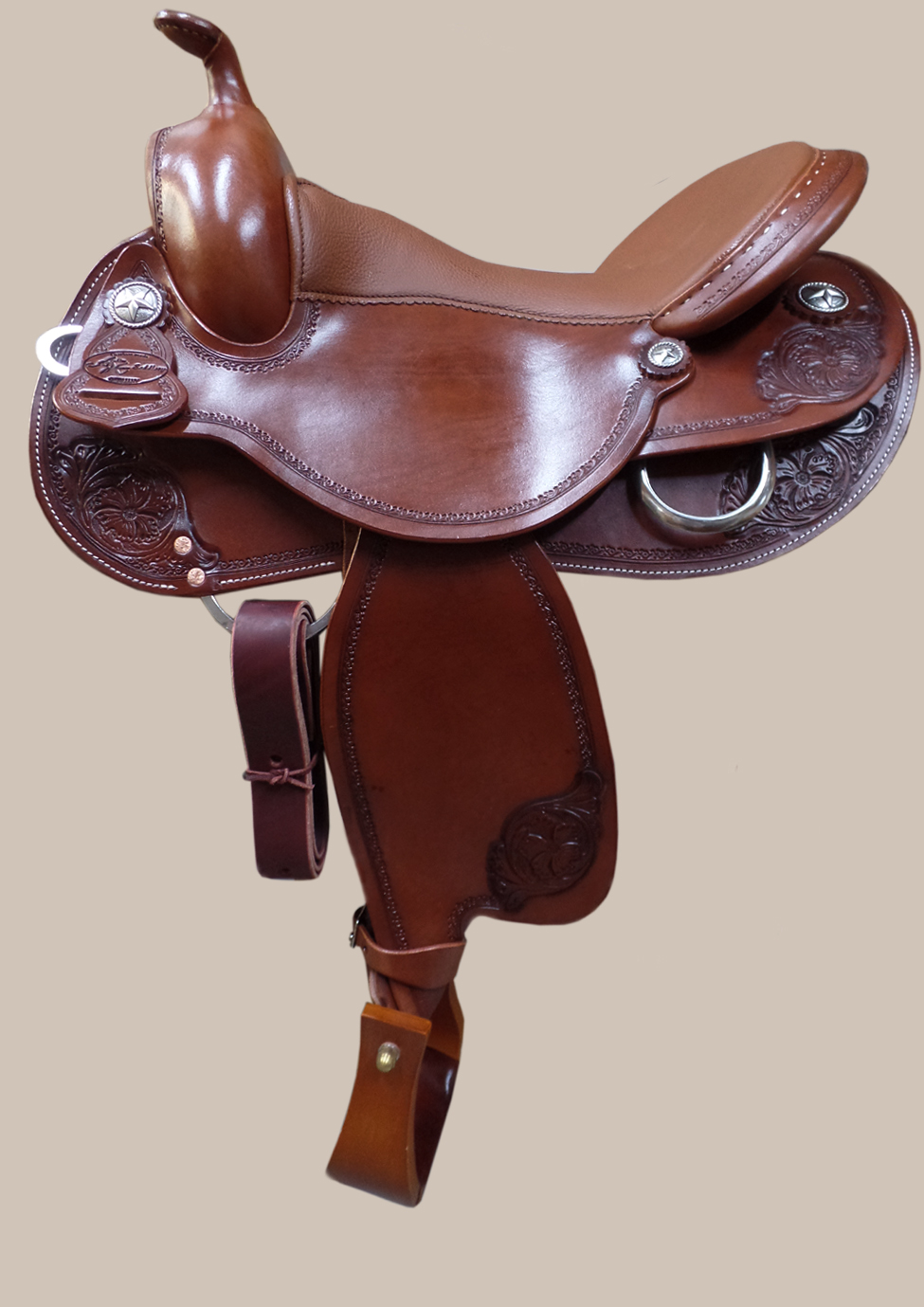 Westernsattel Kurz, flowertooling