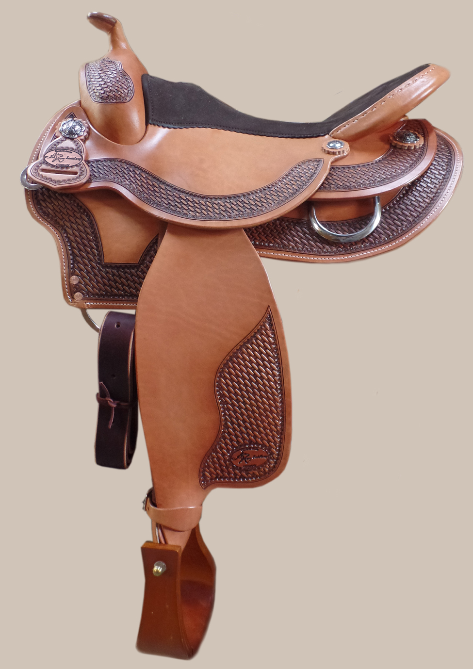 kurzer Freizeit Westernsattel, antik finish