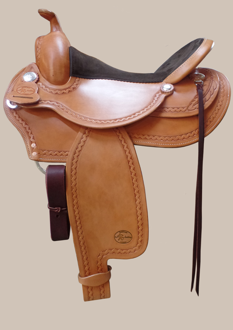 Westernsattel fr breite kurze Pferde