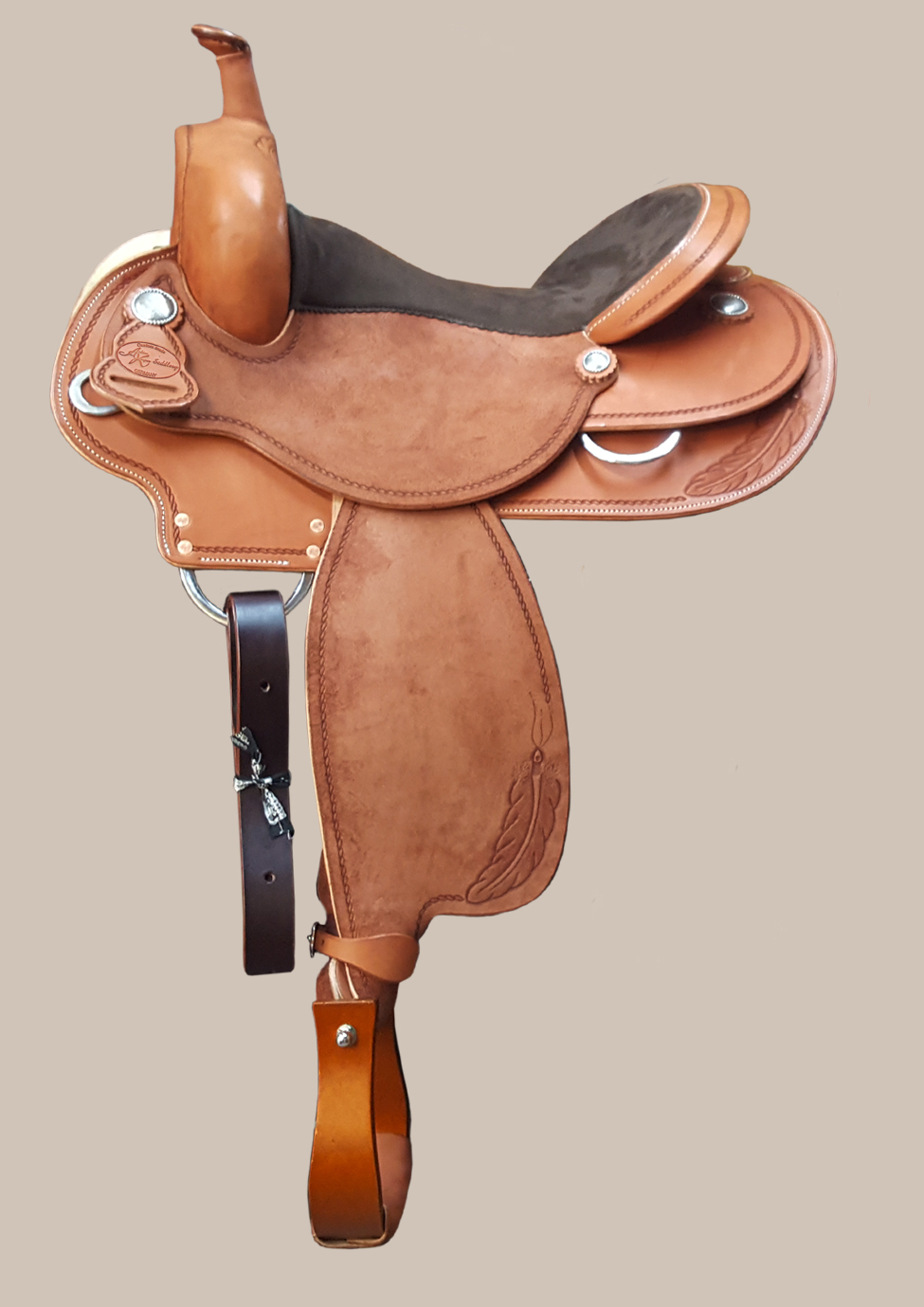 westernsattel mit Drop Down Rigging