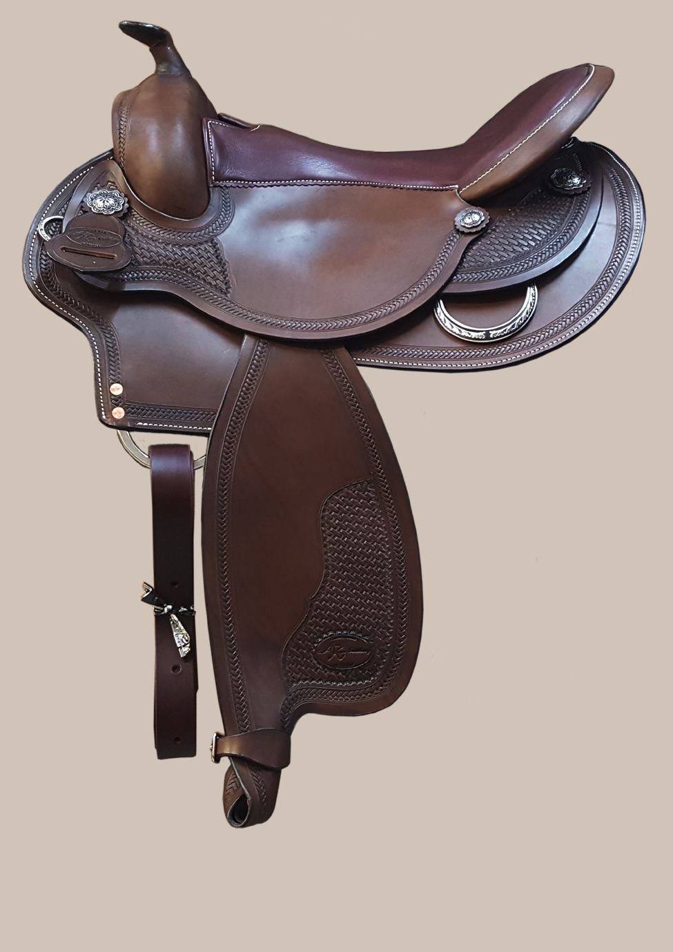 kurzer westernsattel mit drop down