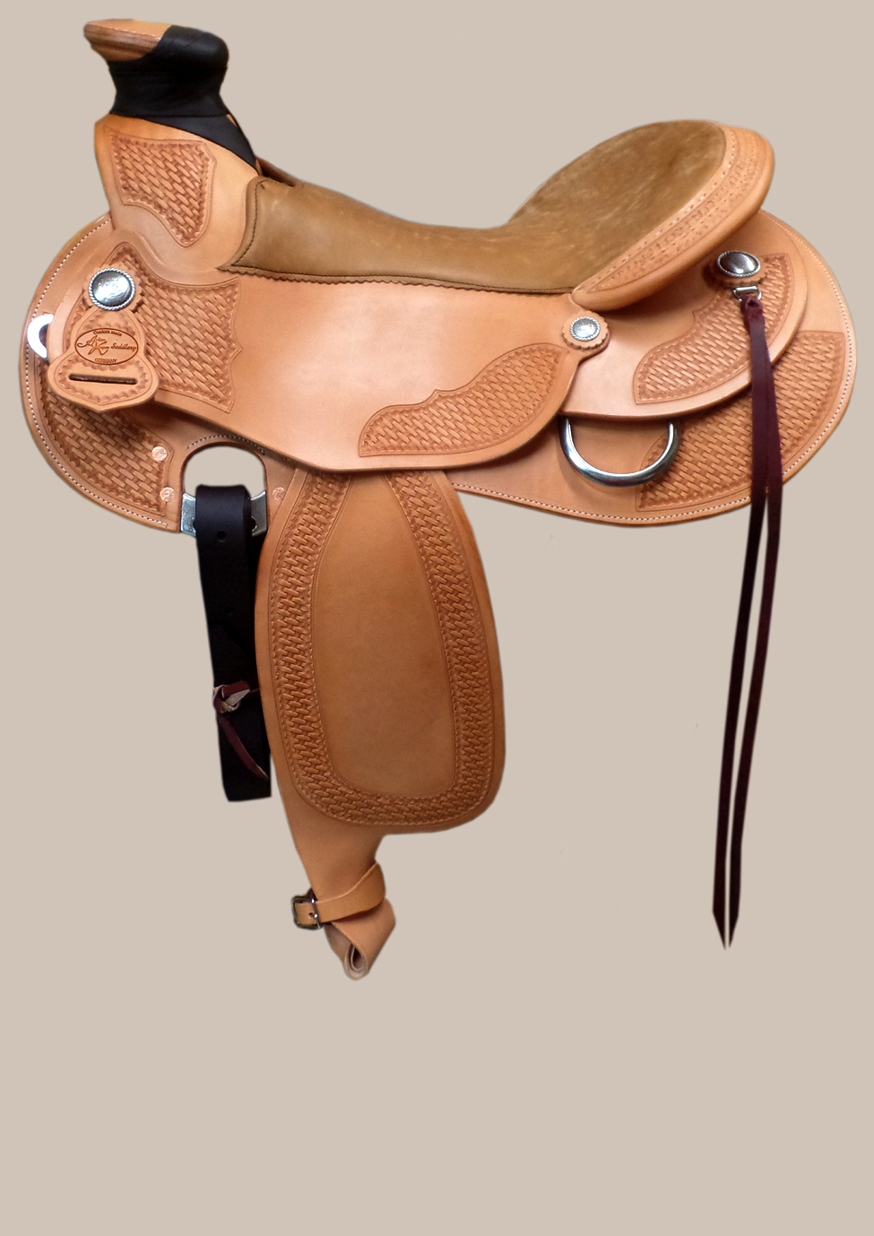 westernsattel custom made mit hornwrap